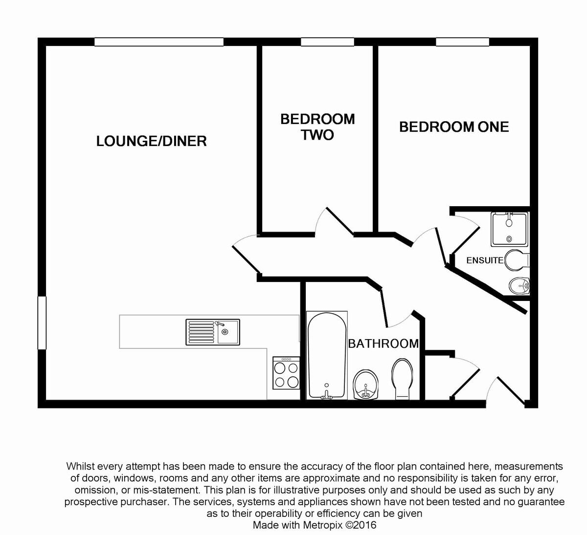 Floorplan of 2 bedroom  Property to rent, Warsash Road, Southampton, Hampshire, SO31